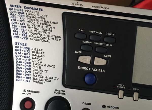 Đàn Yamaha psr 550 cũ